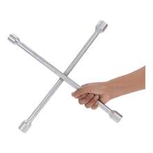 Llave De Cruz Automotriz 16 Pulgadas 20 Pulgadas Uso Rudo Afloja Tuercas Rines Vehículos Alta Resistencia Taller Emergencia Carretera - A - Ver 2