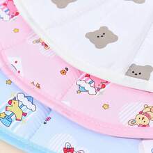 1pc Cat Elizabeth Collar, Cartoon Spay/Neuter Recovery Cone, Adjustable Waterproof Neck Ruff For Small Dogs - White - View 10