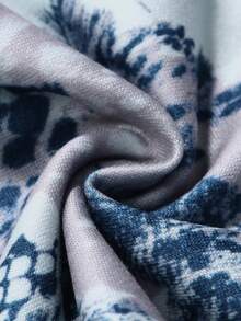 5条装男士随机涂鸦印花平角内裤，舒适轻便日常内衣 - 彩色 - 查看 5