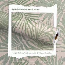 BVL 1卷0.24毫米绿色叶子图案乙烯基壁纸，可撕贴可移除自粘墙纸，自粘墙纸，装饰墙贴，家居装饰及配件，客厅装饰及配件，厨房壁纸 - 葉影 - 查看 16