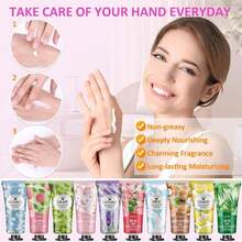 16 Pack Hand Cream Set, Valentines Day Gifts, Bridesmaid Gifts, Bulk Hand Lotion Travel Size For Dry Cracked Hands, Mini Hand Lotion For Thank You Gifts And Mothers Day Gifts With A Greeting Card - ColorA - 查看 4
