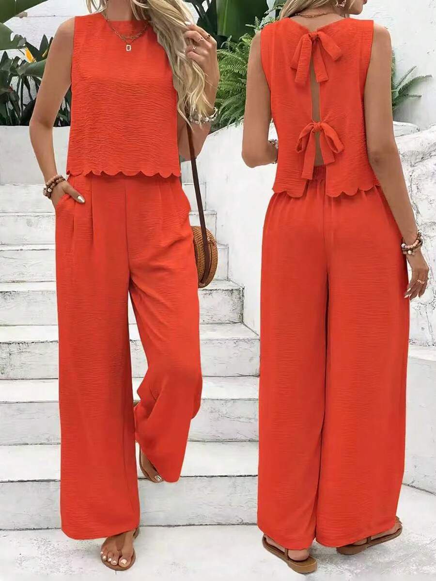 Winter Outfit,Date Night Look,Valentine's Day,Summer Must-Have! 's Hottest Sleeveless Sets (Restocking Soon!) |   Tomato Girl Summer School Uniform |   UPF 50+ Sun Protection ('s Hottest Find) - trái cam - Xem 1