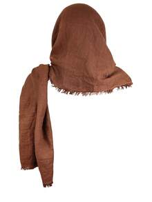 沙丘末日风格连帽披肩围巾中世纪萨满斗篷斗篷维京沙漠男女装 - 棕色ZSJ-095Z SP-046 - 查看 6