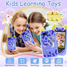 适合3-10岁儿童的智能手机玩具,双摄像头,2.8英寸触摸屏,丰富的游戏功能,附赠32GB存储卡,适合儿童教育学习,可爱又有趣,是完美的生日礼物。 - 彩色 - 查看 4