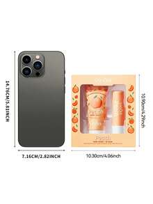 2入組草莓味護手霜和護唇膏保濕修復秋冬乾燥肌膚 - 淺粉色 - 查看 7