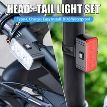 1个7模式高可见度自行车安全尾灯，USB-C快充，180°广角，易于安装，防溅水，警示后方交通 - 自行車燈 - 查看 11