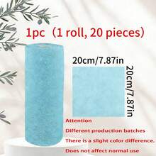 20pcs/Roll Super Soft Microfiber Dishcloth, Multi-Purpose Dish Towel, Double-Sided Cleaning Cloth, Kitchen Accessories - Multicolor - View 12