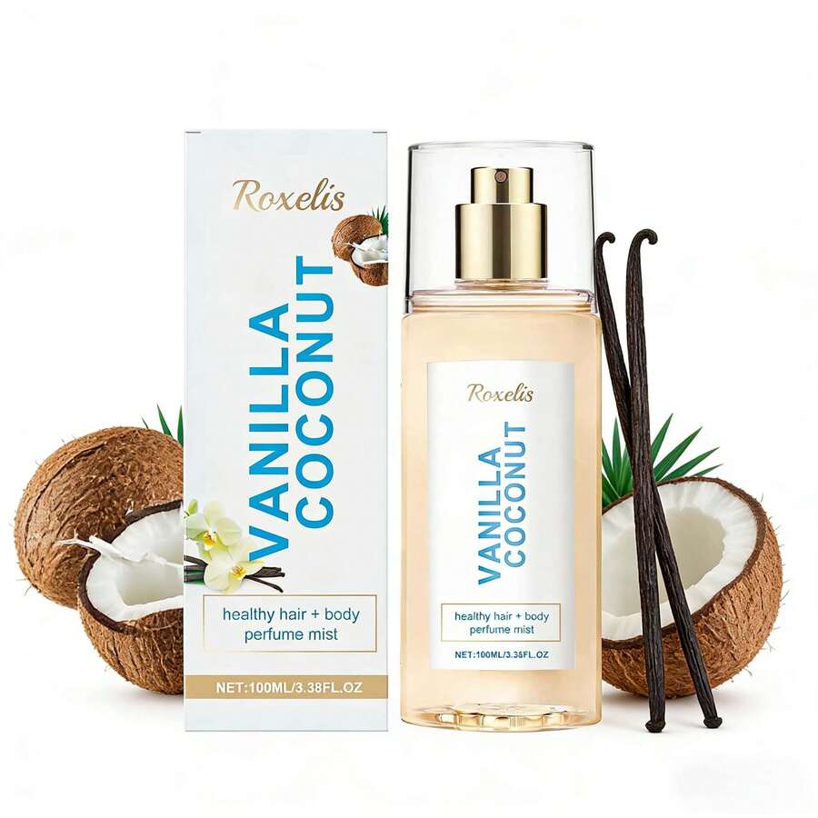 香草椰子香发香氛，淡淡甜美奶油香，持久留香，细腻喷雾，适合各种场合 - 椰子,香草,焦糖 - 查看 1