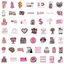 50PCS USD Stickers High-Quality And Beautiful Stickers For Scrapbook, Journaling, Laptop, Bumper, Skateboard, Water Bottles, Computer, Phone, Hard Hat, Car Stickers And Decals - Random Style - View 9