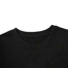 High-Quality Cotton T-Shirt For Teenagers, Colorful Aesthetic, Digital Korean Clothing, Gothic, 2000s Anime Aesthetic - Black - View 3
