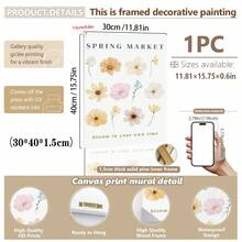 1pc Canvas Wall Art - Easter Gallery Wall Art, Vibrant Spring Art Prints, Easter Danish Pastel Home Decor, Spring Wall Art, Baby Room Decor – Framed Nursery Wall Art Perfect For Playroom Decor Nursery Decor, Childcare Room Decor, Kindergarten Decor, Boy's Room Decor Girl's Bedroom Decor Kids' Room Decor Easter Wall Decor, Nursery Spring Decor, Easter Children's Room Posters, Spring Decor Posters - Multicolor - View 30