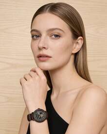 Versace Premium Dress Watches - Sleek Design For Men & Women, Gift-Ready V-Circle VEBQ00419 Man Quartz Watch - Brown - View 6