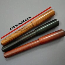 1 Pen, 0.5mm Shiny Tip, Solid Wood Handle, Brass Accessories, Rotating Cap, Suitable For Calligraphy Creation, Preferred For Creation, Elegant And High-End, Noble And Luxurious, Built-In Ink Absorber, Suitable For 2.6mm Caliber Ink Bags, Deep And Smooth Texture, Suitable For Business Office And Campus Learning, Preferred For Student Stationery; Can Be Used As A Unit Gift, Colleague Gift, Friend Gift, Suitable For Holiday Gift Scenarios - Valentine's Day, School Start Season, Graduation Season, Birthday, Christmas, Father's Day, Mother's Day, Teacher's Day, Thanksgiving; Suitable For Signature, Calligraphy, Artistic Creation, And Pen Gifts, It Is A Good Choice - Type a - View 5