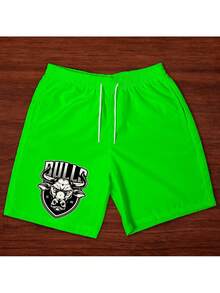 Bermuda Masculina "Boi Bulls" – O Estilo Bruto do Verão 2026 - Verde - Visão 1