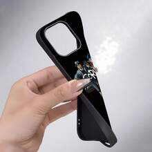 Funda para teléfono con diseño de Gorilla Art compatible con  17,  16 Pro Max,  15 Pro Max,  13 y  12 Textura suave y agradable para la piel Un gran regalo para familiares, amigos, amantes, novios, novias y el Día de San Valentín. - Negro - Ver 6