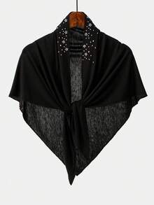 1pc/2pcs Women Fashion Solid Color Triangular Scarf, Versatile Simple Headband, Breathable Sunscreen Muslim Hijab, Lightweight Modal Turban For Daily Wear For Dress - Jersey Triangle Headscarf - View 42