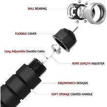 Jump Rope - - Rapid Speed With Ball Bearings - Jump Rope Men, Women, And Adults U2013 Home Exercise And Slim Body Adjustable Speed Jump Ropes Fitness At Home Gym Workout - Initial - View 3