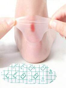 Invisible Gel Heel Protector For Blister Prevention, Soft Cushioned Anti-Rub Shoe Back Pads - 1pack 20pcs - 查看 2