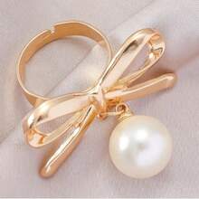 Broche con diseño de lazo - Amarillo Oro - Ver 8