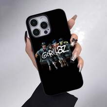 Funda para teléfono con diseño de Gorilla Art compatible con  17,  16 Pro Max,  15 Pro Max,  13 y  12 Textura suave y agradable para la piel Un gran regalo para familiares, amigos, amantes, novios, novias y el Día de San Valentín. - Negro - Ver 3