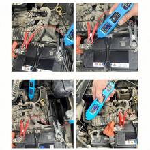 Portable Automotive Circuit Digital Measurement Pen 6-24V Fault Detector Automotive Electrical System Tester - Essential For Auto Repair And Household Use - Blue - View 7