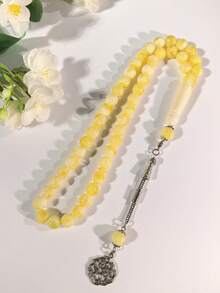 Vòng tay hạt cầu nguyện Hồi giáo sợi đơn Acrylic đen mới, phù hợp cho việc cầu nguyện hàng ngày của người Ả Rập Trung Đông và đeo - Nhiều màu - Xem 39