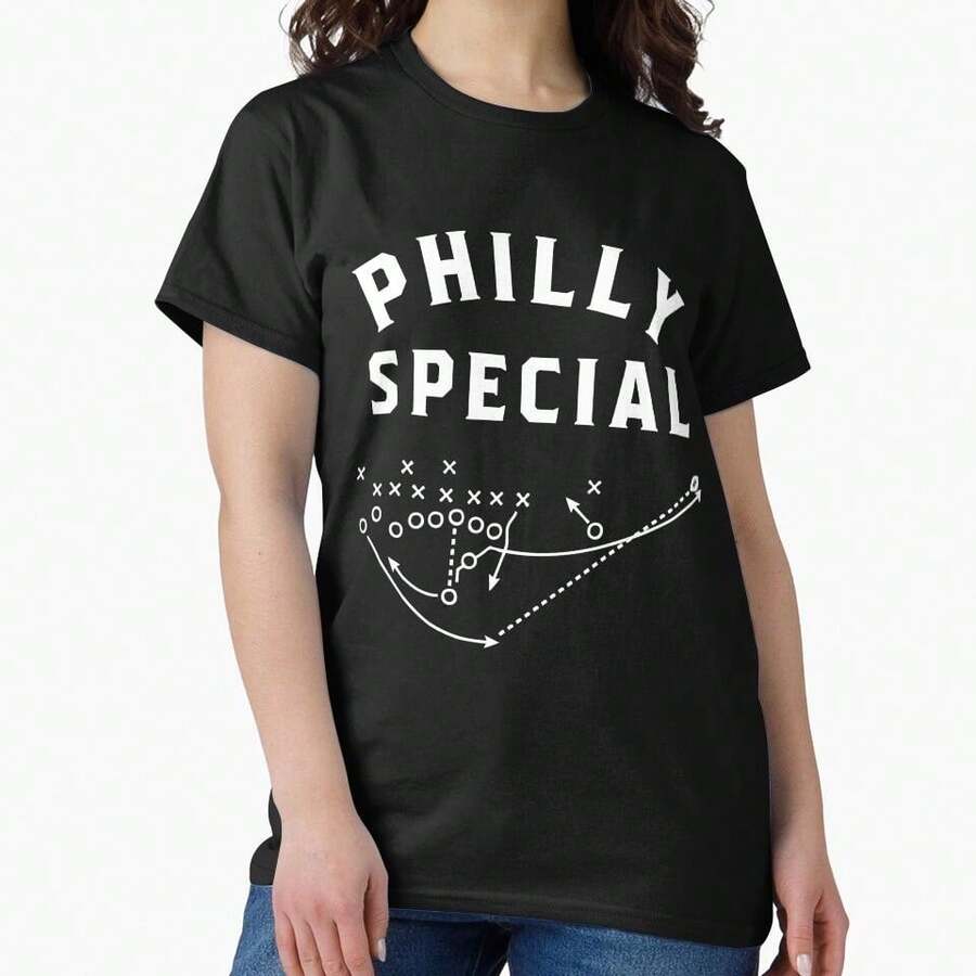 Philly Special trick play Classic T-Shirt - Negro - Ver 1