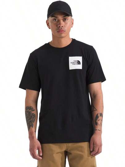 Men's Clothing North Face Men's Short Sleeve Fine Knit T-Shirt (1 Piece) Men's Cotton T-Shirt 100% Pure Cotton T-Shirt, Soft T-Shirt Men's Clothing