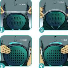 3pcs Racket Protective Film, Rugged & Lightweight Racket Frame Tape. Edge Protective Film, Easy To Replace. Flat Tennis Accessories - Multicolor - View 5