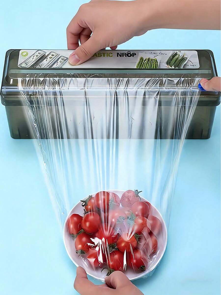 Multi-Function Kitchen Sealing Cutter Separator, Suitable For Cling Film, Aluminum Foil, Baking Paper And Wax Paper, Reusable Packaging Dispenser, Multi-Purpose Cling Film Cutter Box, Large Size Cling Film Cutter, Kitchen Accessories, Kitchen Storage, Kitchen Essentials