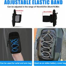Bolsa de brazo para batería y almacenamiento frontal de cuadro de bicicleta eléctrica todoterreno, compatible con la mayoría de las bicicletas eléctricas todoterreno como Tutti Soleil 01/Surron Light Ultra Hyper Bee/E Ride Pro S SS SR/Talaria MX3 MX4 MX5 - A - Ver 3