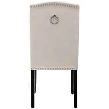 Esszimmerstühle - Beige + Samt-1 - Übersicht 11