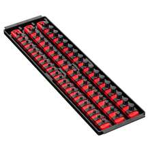 Ernst 8450 Socket Boss Storage Organiser Rail® 3-Rail Twist Lock 18" Red - A - View 6