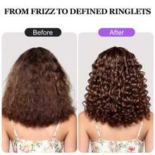 Curl Defining Detangling Brush For Thick 4A-4C Hair - Dual Sided Comb For Wet & Dry Use - 2054 Pale Lilac - View 4