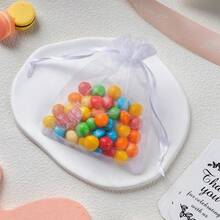 100件套洗礼回礼套装，适用于洗礼派对——包含25个迷你念珠、25个礼盒、25个欧根纱袋和25张感谢卡——理想的基督教礼物 - 彩色 - 查看 8