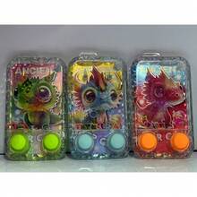 NOVO Brinquedos Jogo Argolas na Água Aquaplay Joguinho Mini Game Dinossauro - Multicolorido - Visão 2