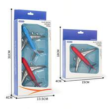 2架A380飞机合金仿真模型，节日纪念品，生日礼物，收藏品 - 彩色 - 查看 4