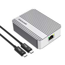 ANYOYO Adaptador Ethernet Thunderbolt 4 10G puerto RJ45 compatible con 10/5/2 5/1 Gbps y 100 Mbps Base-T. Adaptador de red de alta velocidad para routers NAS y LAN. Compatible con Windows Linux y M - Astilla - Ver 9