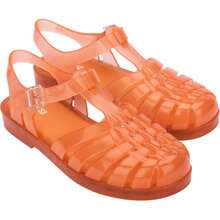 Melissa  Womens The Real Jelly Possess Sandals - Orange Clear - View 1