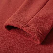 Mubberry Unique Mens Fleece Sweatshirt Jacket Pullover Pockets Warm Winter Jacket Thermal - Orange - View 5