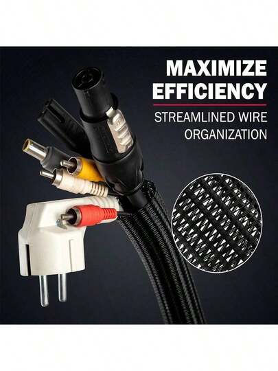 La funda trenzada de autoenvoltura de PET es una opción ideal para la protección del arnés de cableado automotriz, con ventajas fundamentales como retardancia a la llama, resistencia al desgaste y fácil instalación