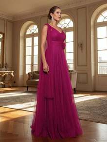 Grife Velasco Graduation Dress, Bridesmaid, Wedding, Long, Sparkly, Guest - 紫杉屬 - 查看 7