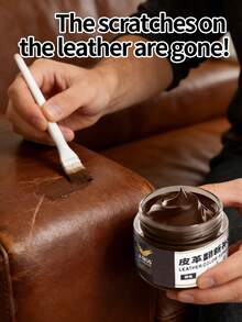 Color Restoring Cream For Brown Leather Shoes, Containing Color Repair Tools. This Product Can Effectively Address Issues Such As Wear, Fading, And Scratches On The Toe Area, Ensuring Color Remains Intact. Suitable For Men And Women's Shoes. Can Be Used On Leather Shoes, Bags, Sofas, And More. - Multicolor - View 5