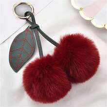 1 件可爱毛绒樱桃钥匙扣 - 女士毛绒绒包包钥匙扣、背包挂饰、汽车钥匙扣 情人节汽车配饰 包包挂饰 可爱哥特风 Y2K 圣诞节礼物创意 包包配饰 带证件夹的挂绳 汽车配饰 包包挂饰 汽车配饰 老师 朋友 姐妹 - 彩色 - 查看 9