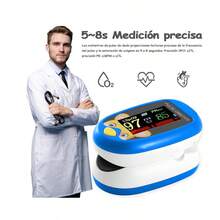 Baby Oximeter Pediatric Finger Pulse Oximeter | Blood Oxygen Monitor for Kids with Color Display - SpO2 and Pulse Monitor with LED Screen, One-Touch Operation, and Accurate Monitoring | USB Rechargeable | Ideal for Pediatric Use and Home | Fast Shipping to Mexico - Azul - Ver 4