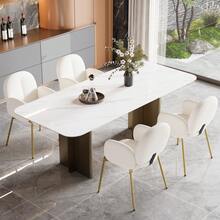 Dining Chairs, Lounge Chairs, Banquet Chairs, Gold-Yellow Legs, Beige, Dimensions: W 55 Cm X D 64.5 Cm X H 88 Cm (4 Chairs) - Beige - View 1