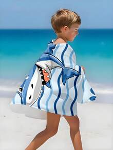 Personalized Children's Beach Towel, Perfect Summer Birthday Gift, Suitable For Various Summer Occasions. Customizable Beach Towel And Accessories, Applicable For Beach, Swimming Pool, Travel, Camping, Yoga And Other Scenarios. - Multicolor - View 9