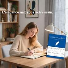 French Cursive Workbook For Beginners: 2026 Calligraphy Practice Book For Adults & Teens - Learn Beautiful Penmanship With 32 Pages Of Tracing Exercises (Letters, Words, Sentences) - A - View 6