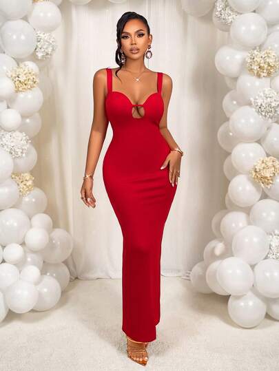 Women's Sexy Backless Bodycon Slip Dress - Suitable For Parties, Formal Events, Weddings And Special Occasions