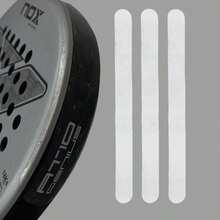 3pcs Racket Protective Film, Rugged & Lightweight Racket Frame Tape. Edge Protective Film, Easy To Replace. Flat Tennis Accessories - Multicolor - View 1